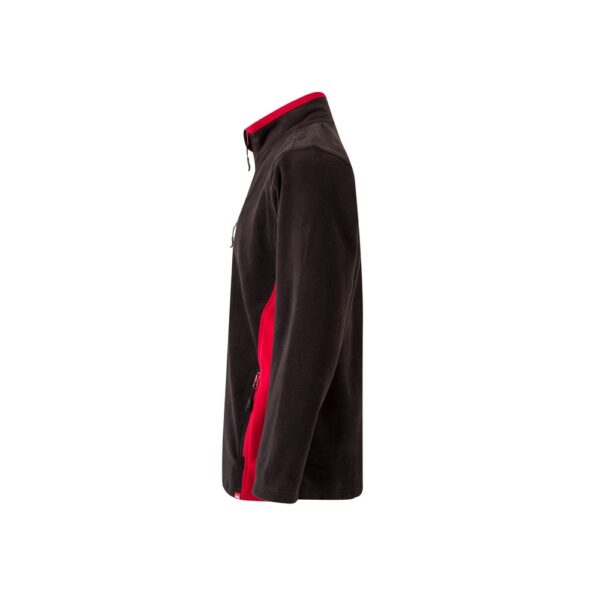 VL GERAS. Zweifarbige Fleecejacke (220g/m²) aus Polyester (100%)