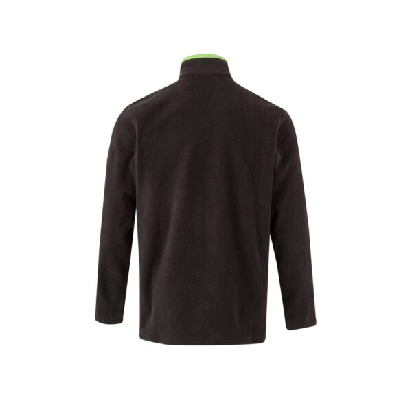 VL GERAS. Zweifarbige Fleecejacke (220g/m²) aus Polyester (100%)